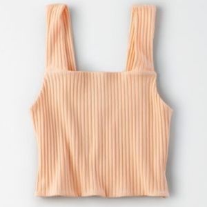 American Eagle square neck cropped tank